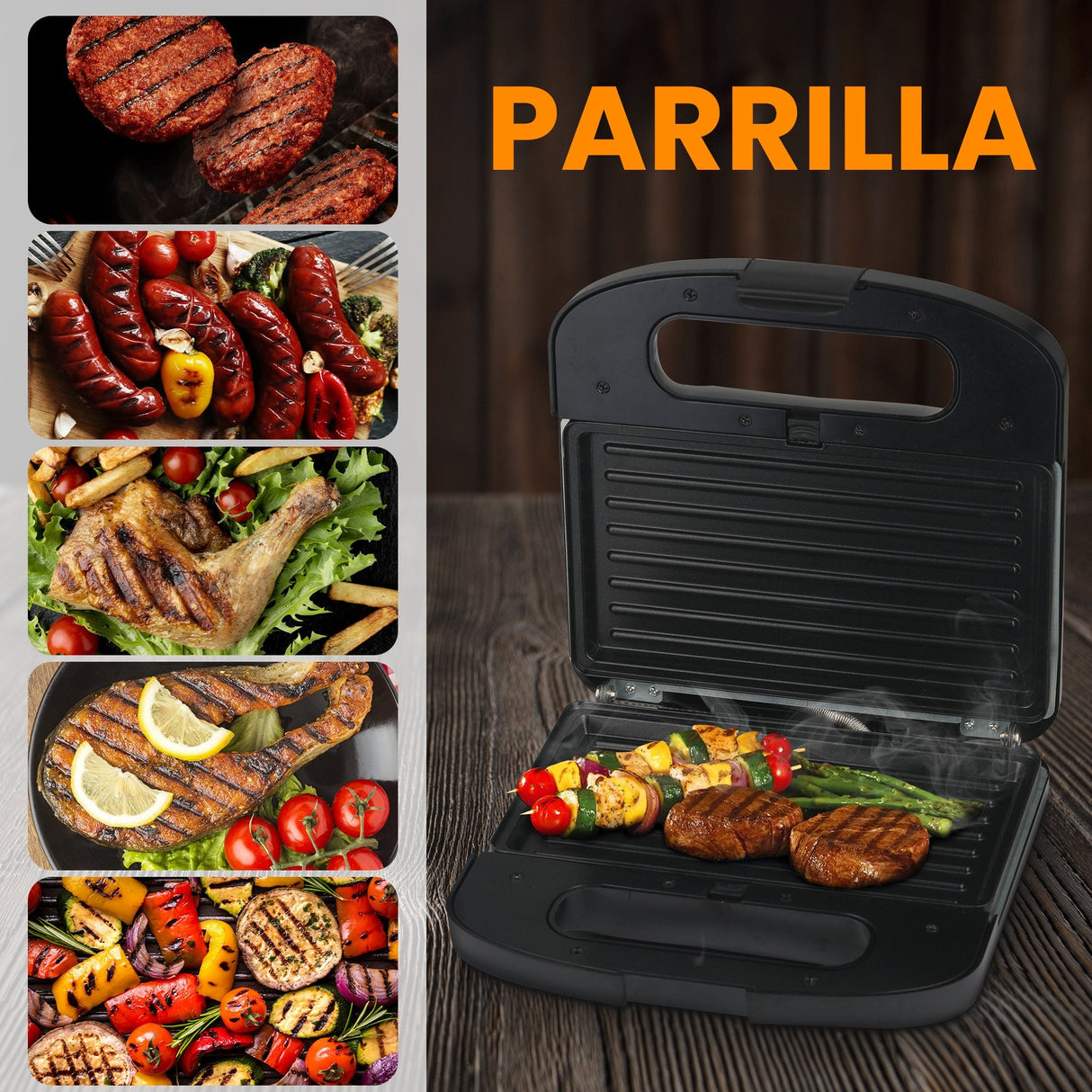 Extralink Smart Life Grill Sandwich & Waffle Maker Sj-37a