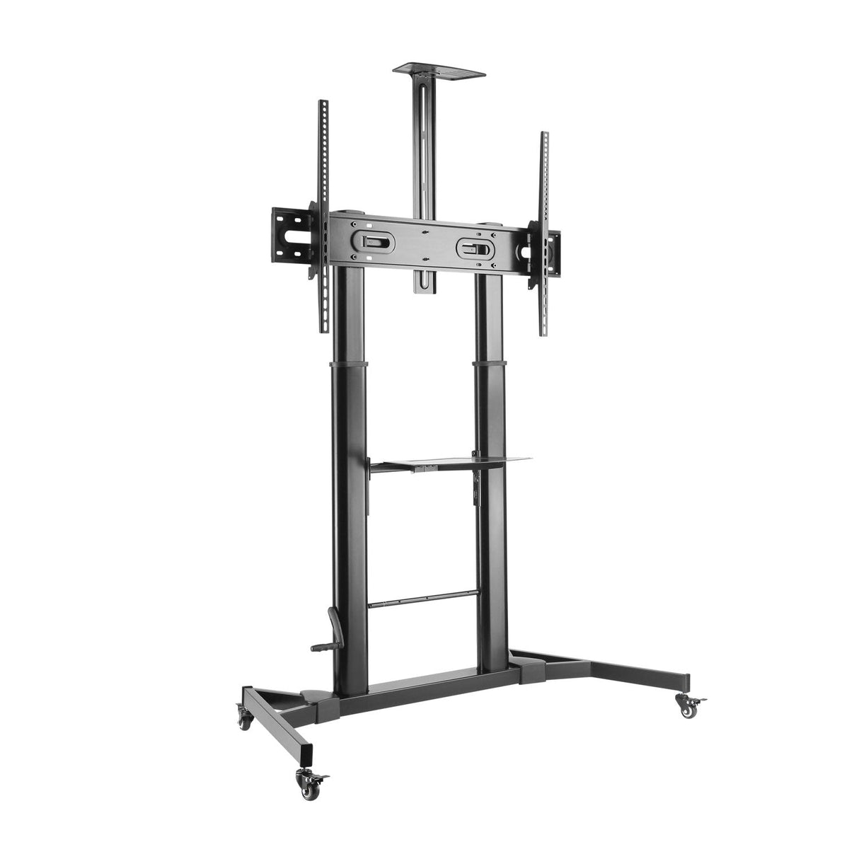 Aisens Soporte De Suelo Para Tv/Monitor De 60" A 100" - Max 100kg - Ajustable En Altura - Movimiento Horizontal Y