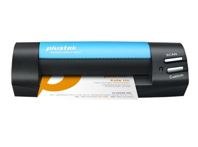 Plustek Mobileoffice S602 1200 X 1200 Dpi Escáner De Tarjetas De Visita Negro, Azul A6