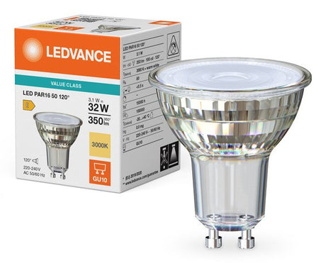 EAN 4099854458101 - Osram LED PAR16 P lámpara LED Blanco cálido 3000 K 3,1 W GU10 E imagen 5