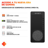 EAN 199251729409 - HP OMEN 16L TG03-0074ns AMD Ryzen™ 5 8500F 32 GB DDR5-SDRAM 1 TB SSD NVIDIA GeForce RTX 5060 Windows 11 Ho imagen 9