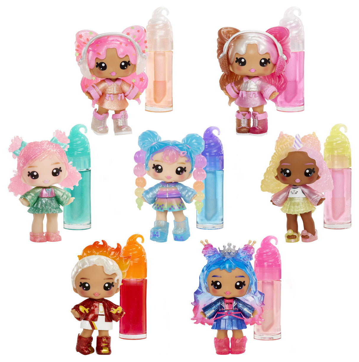 EAN 0035051525462 - MGA Entertainment Yummiland Lip Gloss Doll Series 2- Cotton Candy (Nia Candy Fluff) imagen 7
