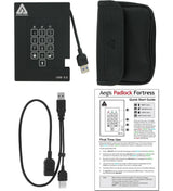 EAN 708326913775 - Apricorn Aegis Padlock Fortress 256 GB USB 3.2 Gen 1 (3.1 Gen 1) Negro imagen 3