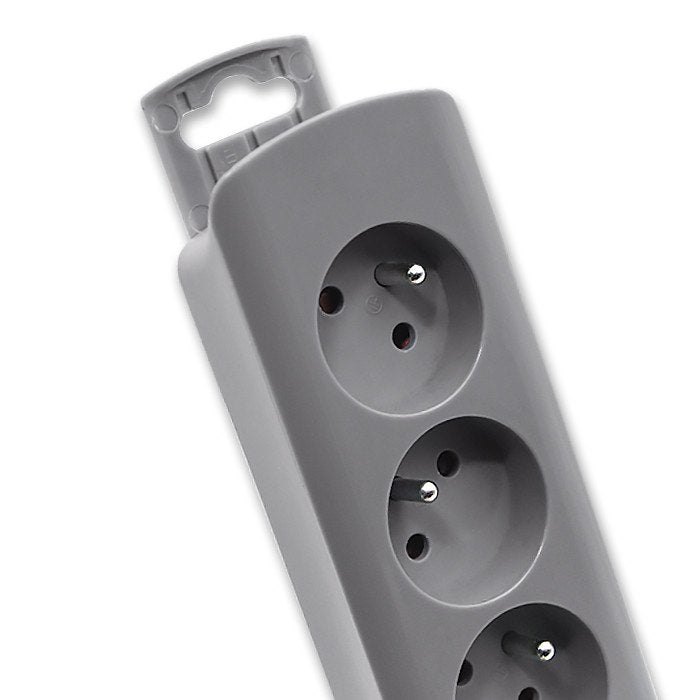 EAN 5901878502755 - Qoltec 50275 base múltiple 1,8 m 5 salidas AC Interior Gris imagen 5
