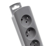 EAN 5901878502755 - Qoltec 50275 base múltiple 1,8 m 5 salidas AC Interior Gris imagen 5