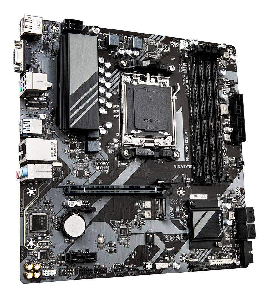 Placa Base Gigabyte A620m Ds3h Am5 Matx 4xddr5