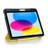 Funda Resistente Deqster 40-1013774 Para Ipad De 10,9" Y Ipad De 11" Amarillo  Transparente