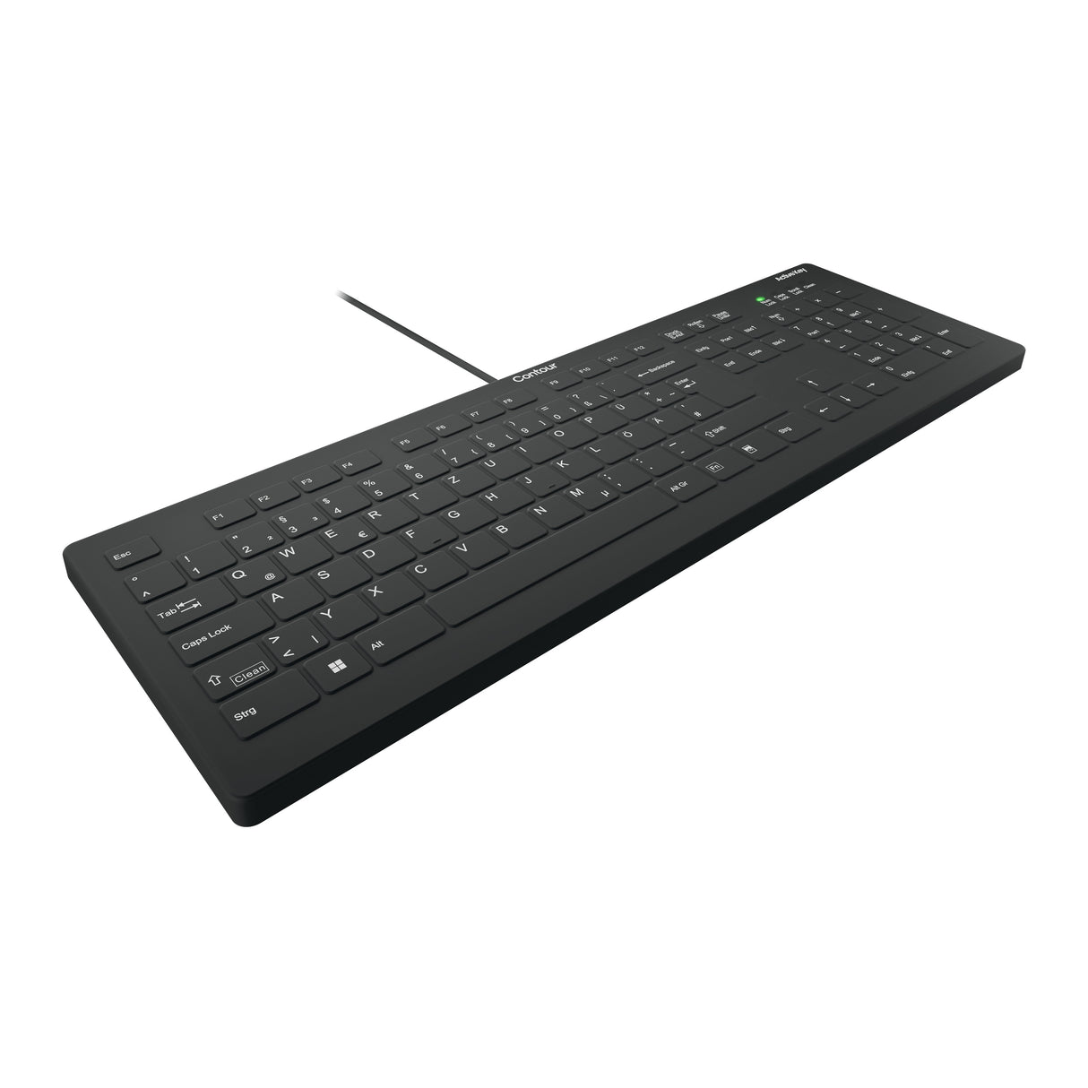 EAN 7061111384628 - Contour Design Active Key AK-C8112 teclado Médico USB QWERTZ Alemán Negro, Blanco imagen 2