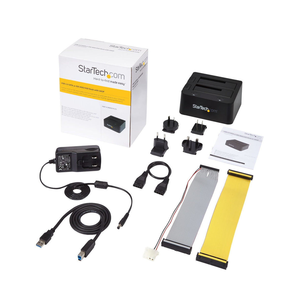 EAN 0065030859813 - StarTech.com UNIDOCKU33 base de conexión para disco duro USB 3.2 Gen 1 (3.1 Gen 1) Type-B Negro imagen 8