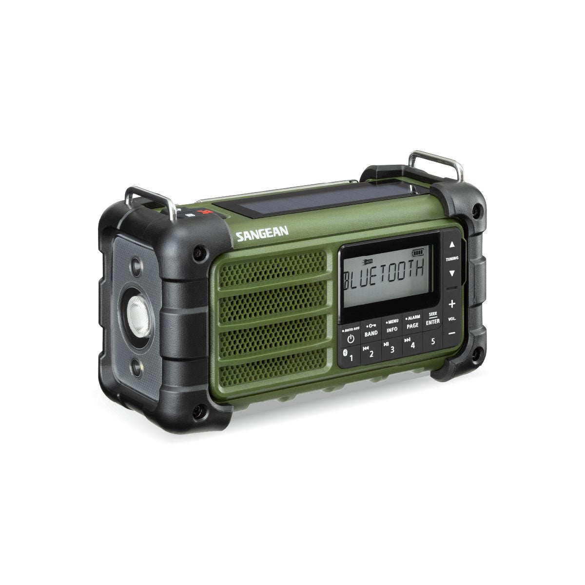 Radio Sangean Mmr-99  De Emergencia Con Sintonización Digital Verde Bosque