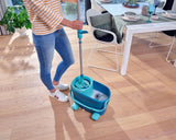 Fregona Leifheit 52121 Húmedo Microfibra Azul, Verde