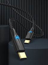 Cable Usb 2.0 Tipo-C 3a Vention Taubh Usb Tipo-C Macho Usb Tipo-C Macho 2m Negro