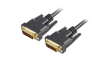 Sharkoon Dvi-D/Dvi-D (18+1), 1m Cable Dvi Negro