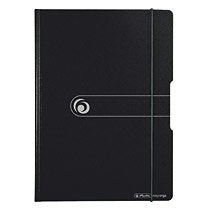 Carpeta Portapapeles Herlitz A4 Pf Gris / Negro Con Portalápices