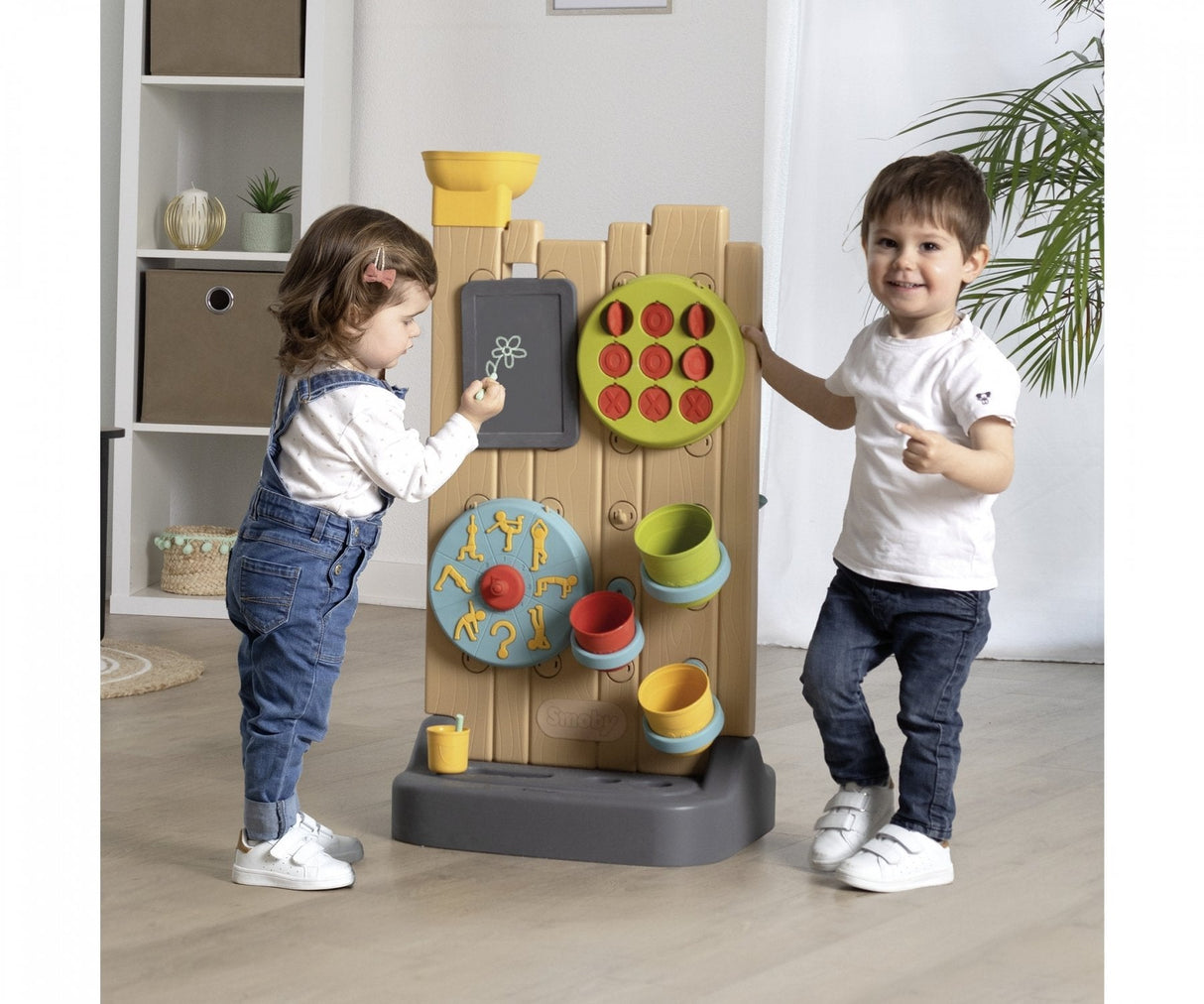 Smoby Activity Wall 6 En 1, Dispositivo De Juegos Para El Jardín 7600840300