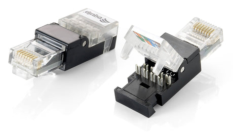 EAN 4015867171158 - Equip 121165 conector RJ-45 Negro, Transparente imagen 1