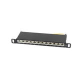 S-Impuls 10"-Rj45-Patchpanel 0,5he, 12-Port, Cat 6a Stp, Sw