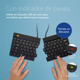 R-Go Split Break Keyboard,  Qwerty (Pt), Bluetooth, Black