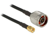 Delock Antennencable N Stecker > Rp-Sma Stecker Cfd200 2,0 M Low Loss