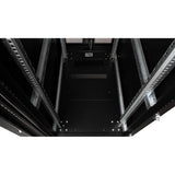 Roline 19-Zoll Serverschrank Pro 36 He, 600x1000 Bxt Schwarz Plexiglas