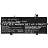 Battery 55.39wh Li-Polymer  7.64v 7250mah, Black