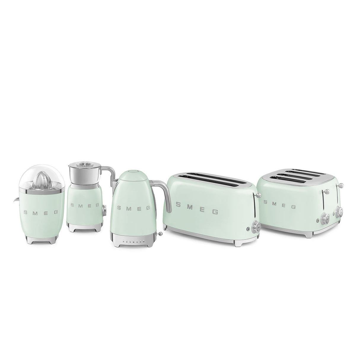 EAN 8017709190910 - Smeg TSF02PGEU tostadora 6 4 rebanada(s) 1500 W Verde imagen 6