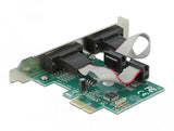 Delock Tarjeta Pci Express A 2 X Serie Rs-232