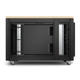 Apc Ar4012a Armario Rack 12u Rack O Bastidor Independiente Negro, Color Madera De Arce