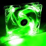 Akyga Aw-12a-Bg Ventilador 12 Cm Led Verde Aw-12a-Bg Molex 120x120 Mm