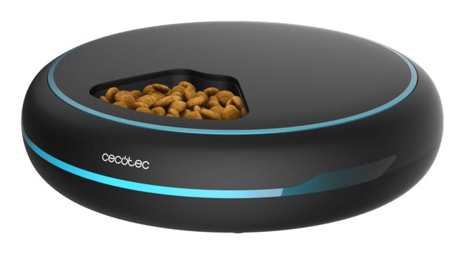 Cecotec Pumba 1600 Purrfect Meal Comedero Y Bebedero Para Perro Y Gato Negro Comedero Automático Para Mascotas