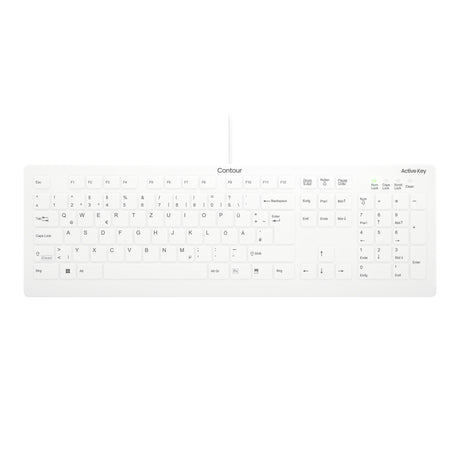 EAN 7061118086877 - Contour Design Active Key AK-C8112 teclado Médico USB QWERTZ Alemán Blanco imagen 1