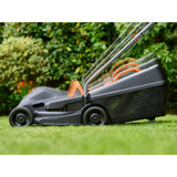 Cortacésped Eléctrico Rotativo Black Decker Bemw351-Qs, 32 Cm, 1000 W, Color Naranja Y Negro.