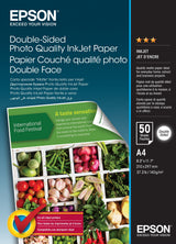 Epson Double-Sided Photo Quality Inkjet Papermatea4 (210 X 297 Mm)140 G/M50 Hoja(S) Papel Fotogrfico Brillantepara Ecotank Et-16500, 2750, 3700, 3750, 4750, 7700, 7750, Expression Premium Xp-6000, 6005
