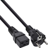 Cable De Alimentación Inline 16a Tipo F Recto A Conector Iec Iec320/C19 2m