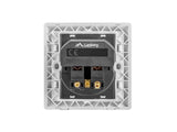 Roseta De Pared Lanberg Ac-Ws01-Usb2-F Con Toma Schuko 16a Y 2 Puertos Usb 2.1a Color Blanco