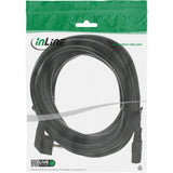Cable De Alimentación Inline Tipo F Acodado A C13 Iec Hembra Negro 10m