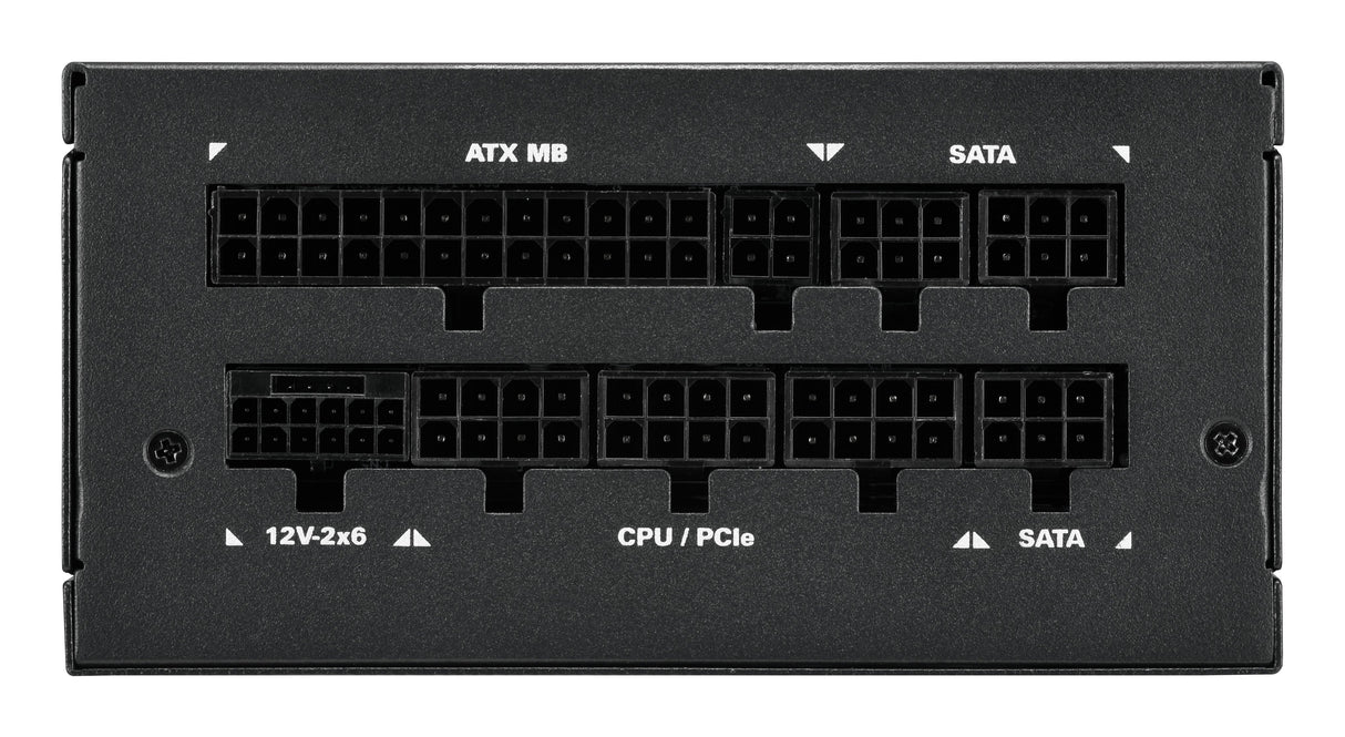 Fuente De Alimentación Sharkoon Rebel P20 Sfx 750w,  Para Pc Negro, 1x Conexión De Alta Potencia De 12 Pines, 2x Pcie, Gestión De Cables, 750 Vatios 4044951040650
