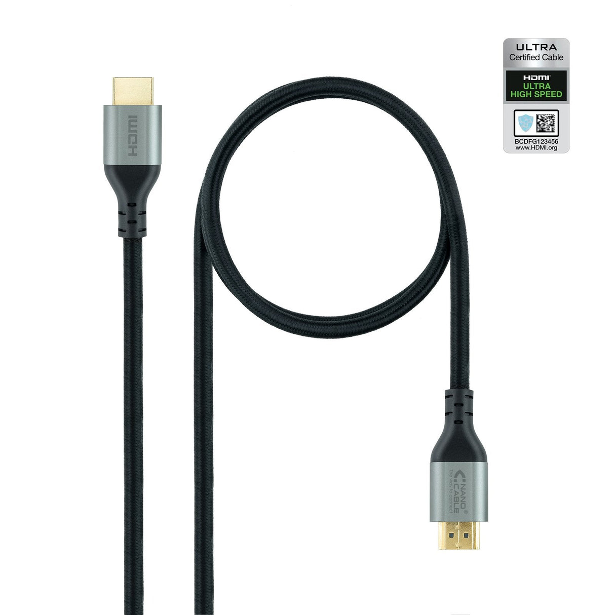 Nanocable Cable Hdmi 2.1 Certificado Ultra Hs M-M 2m - Negro