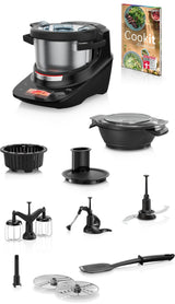 Bosch Cookit Premium Set  Negro Edition, Kitchen Machine With Cooking Function