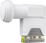 Lnb Universal Goobay Quattro 0,1db Blanco/Gris 67271