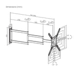 Aisens Soporte Eco Giratorio, Inclinable Y Nivelable Para Monitor/Tv 35kg De 23-65, Negro
