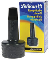 Pelikan Tinta De Sellar Sin Aceite - 28ml - Ideal Para Sellos - Color Negro