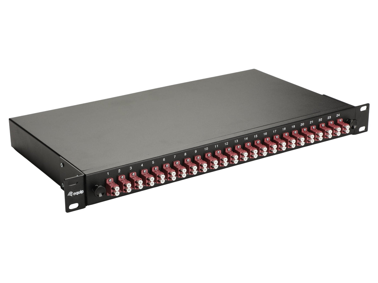 Equip Lwl-Spleisskamen 24-Port Lc-Duplex Om4 1u Komplett Sw