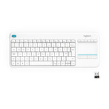 Teclado Español Logitech K400 Plus Tv Rf Inalámbrico Qwerty Blanco