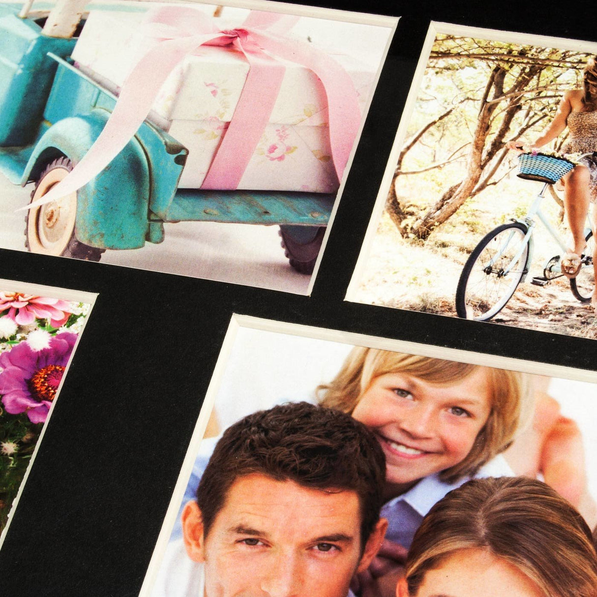 Zep Photo Tray Negro 43x35 Bandeja De Madera 9 Fotos W002