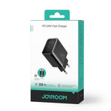Joyroom Travel Charger Type-C, Pd 20w With Type-C To Lightning Cable, 1m, Black (Jr-Tcf06)