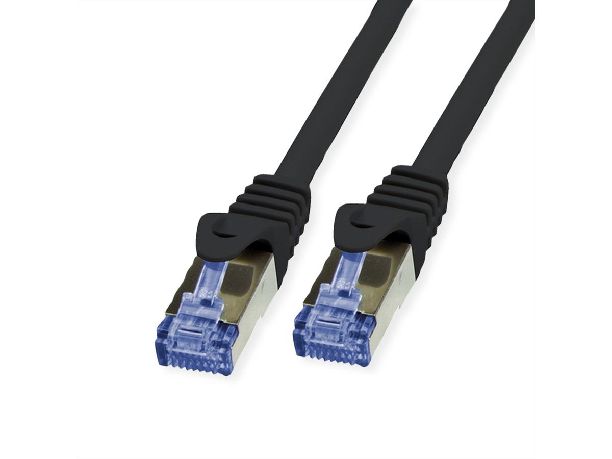 Value Outdoor Cable De Red Cat.6a (Class Ea) S Ftp (Pimf), Massivdraht, Lsoh, Schwarz, 20 M