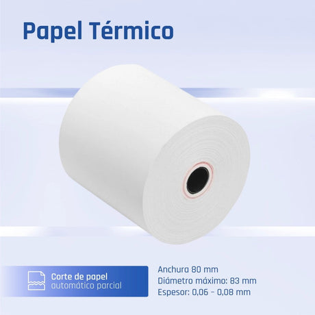 EAN 8435364319185 - iggual TP7001-1S 203 x 203 DPI Alámbrico Transferencia térmica Impresora de recibos imagen 7