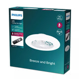 Ventilador De Techo, Led 3 Cct, Motor Dc 25 W + Led 60 W, Modelo Amigo, Blanco Con Difusor Efecto Estrellado, Ø57,5 Cm