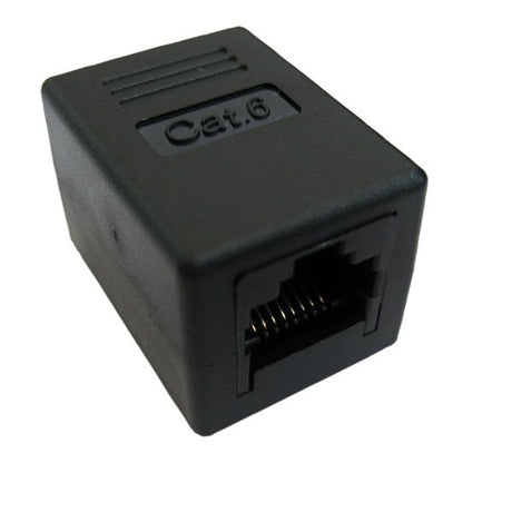 EAN 7611990196807 - VALUE RJ-45 Modular Coupler, Cat.6, unshielded, black imagen 1